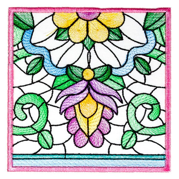 BFC2140  Pretty Colored Florals 4