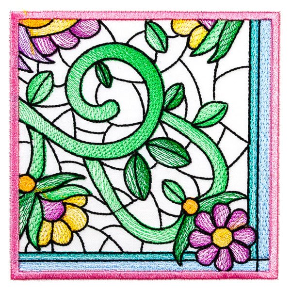 BFC2140  Pretty Colored Florals 4