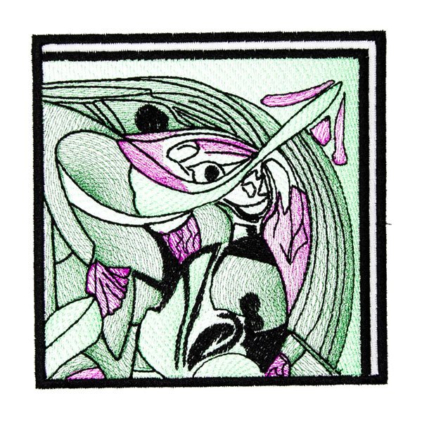 BFC2146 Art Nouveau Quilt Block and Border