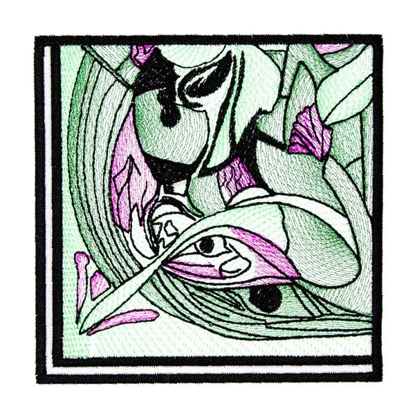 BFC2146 Art Nouveau Quilt Block and Border