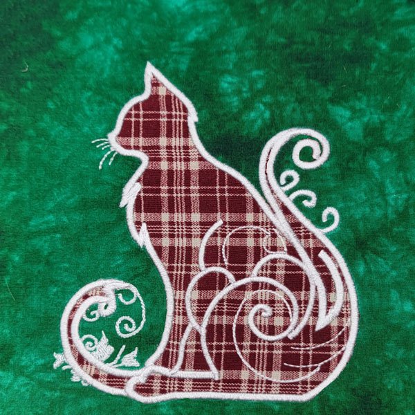BFC2147 Kitty Applique Silhouettes