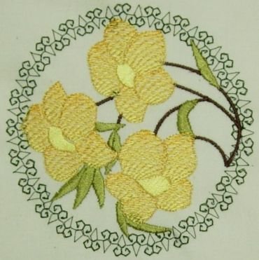 BFC0236 Floral in the Round