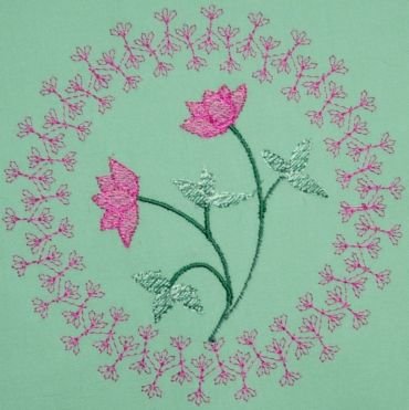 BFC0236 Floral in the Round