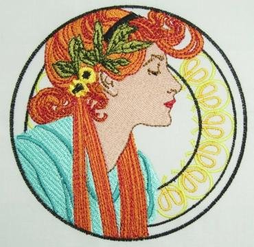 BFC0243 Art Nouveau Ladies