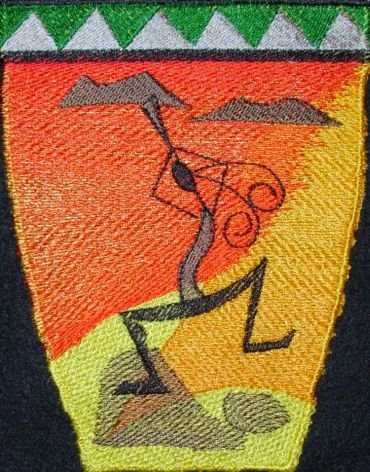 BFC0245 Scenic Bowl-Kokopelli