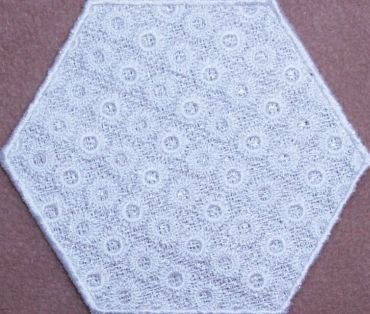 BFC0248 Lace Bowl & doily-Watercolor Tulips