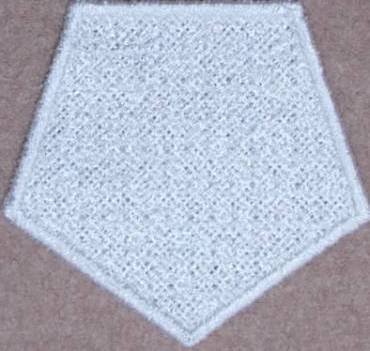 BFC0257 Lace Bowl & Doily Lilacs