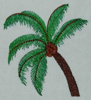 BFC0264 Lace Bowl and Doily-Tropical Palms