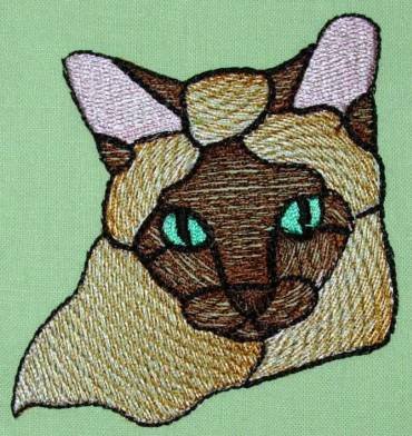 BFC0278 Stained Glass Cats