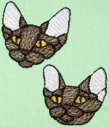 BFC0278 Stained Glass Cats