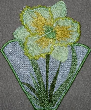 BFC0280 Lace Bowl and Doily-Day Lilies