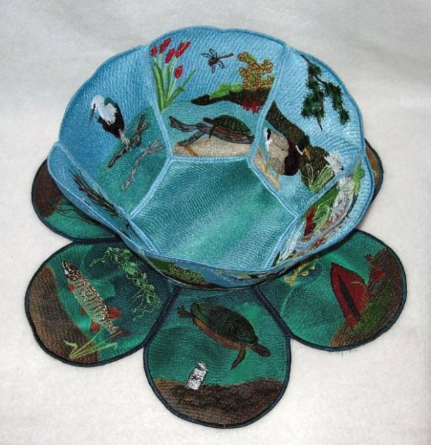 BFC0287 Lace Bowl and Doily The Fishin Hole