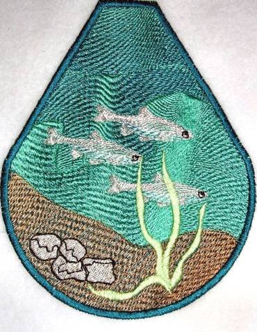 BFC0287 Lace Bowl and Doily The Fishin Hole