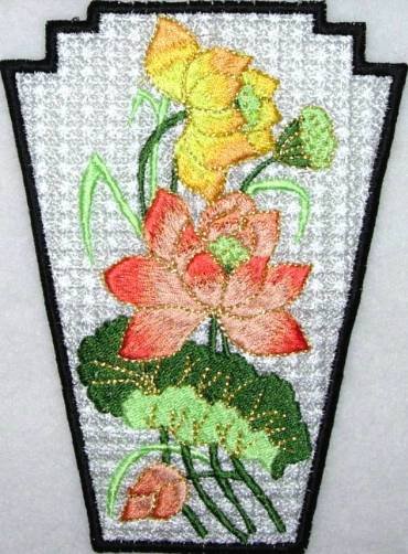 BFC0288 Lace Bowl and Doily Lotus Flowers