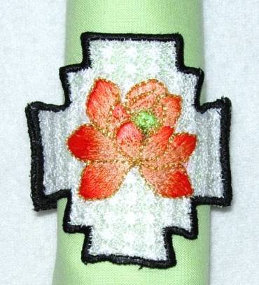 BFC0288 Lace Bowl and Doily Lotus Flowers