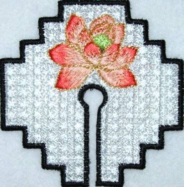 BFC0288 Lace Bowl and Doily Lotus Flowers