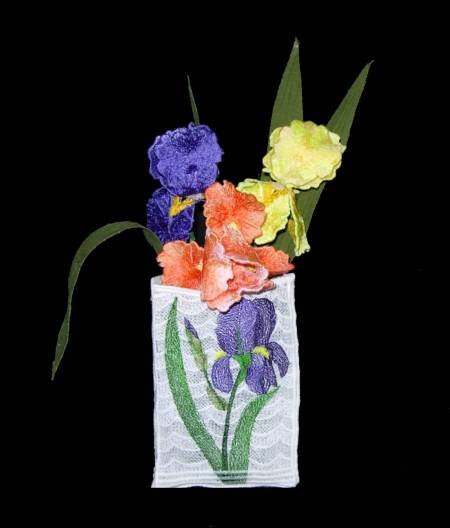 BFC0296 Iris Boxes and Vase Covers