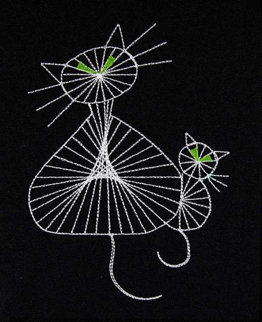 String Art Cat & Kitten