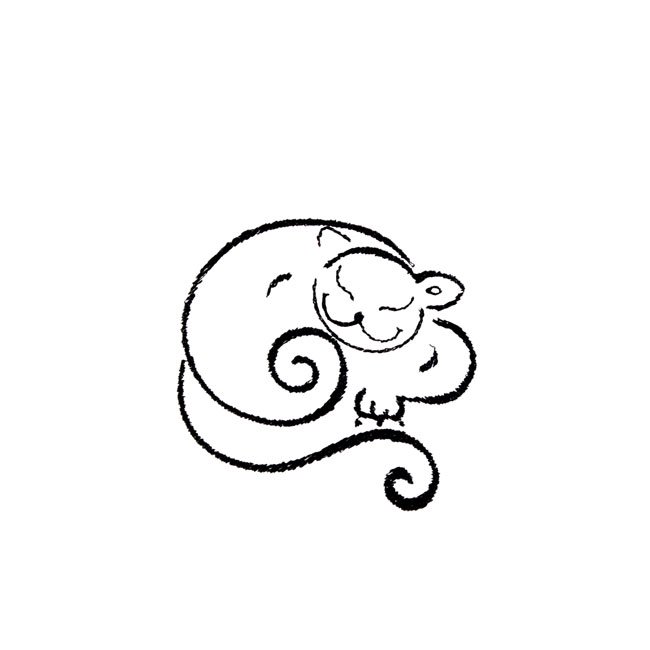 BFC31274 Curly Cat 2