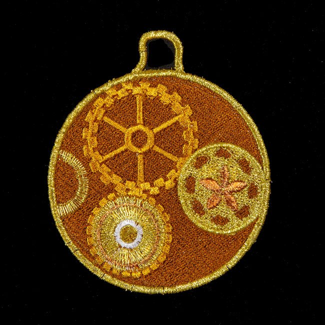 BFC31598 Steampunk Christmas Ornament