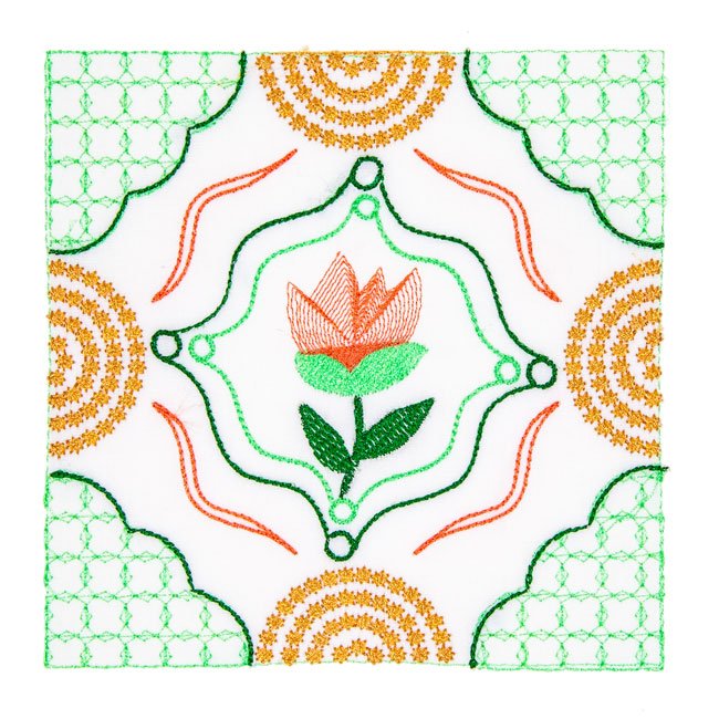 BFC31643 Summery Quilt Blocks