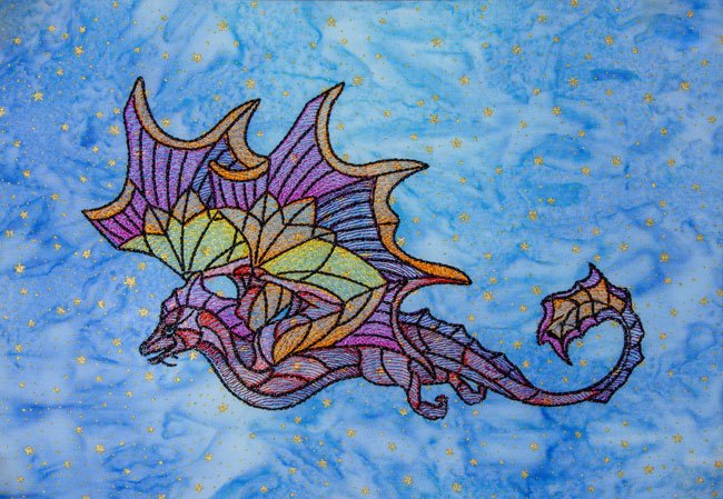 BFC31684 Stained Glass Dragon No.1