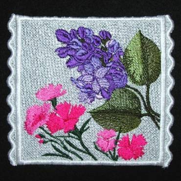 BFC0317 Floral Bell Pull
