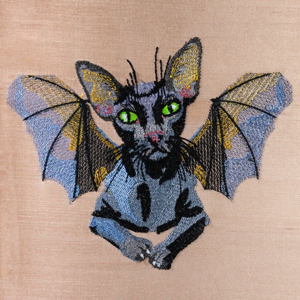 BFC31791 Halloween Winged Cat