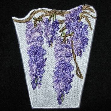 BFC0318   Lace Bowl & Doily  Wisteria