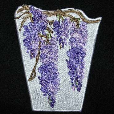 BFC0318   Lace Bowl & Doily  Wisteria
