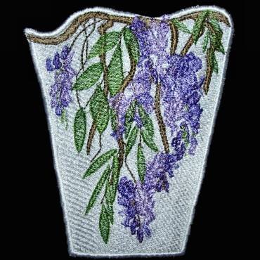 BFC0318   Lace Bowl & Doily  Wisteria