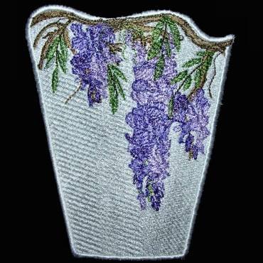BFC0318   Lace Bowl & Doily  Wisteria