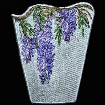 BFC0318   Lace Bowl & Doily  Wisteria