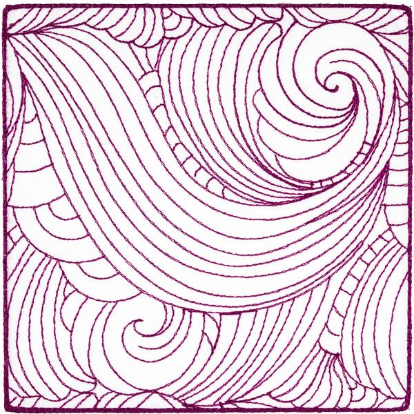BFC31805 Vibrant Waves Quilt Blocks