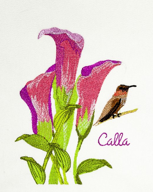 BFC31883 Vintage Flowers and Birds - Calla