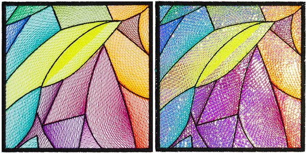 BFC31899 Stained Glass Quilt Block 6