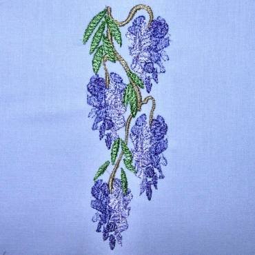 BFC0319 Watercolor Wisteria