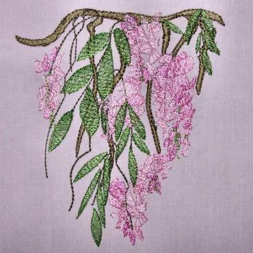 BFC0319 Watercolor Wisteria