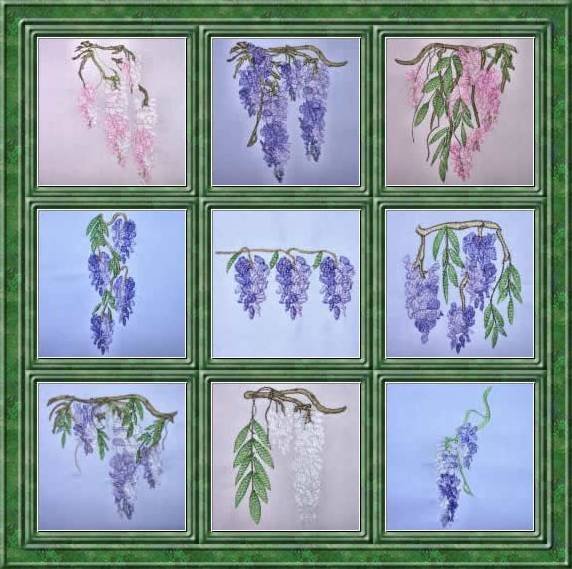 BFC0319 Watercolor Wisteria