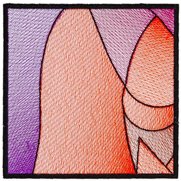 BFC31902 Stained Glass Quilt Block 8