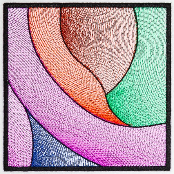 BFC31904 Stained Glass Quilt  Block 9