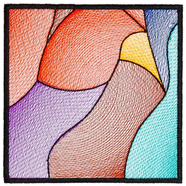BFC31908 Stained Glass Quilt  Block 11