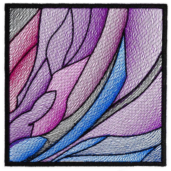 BFC31915 Stained Glass Quilt  Block 16