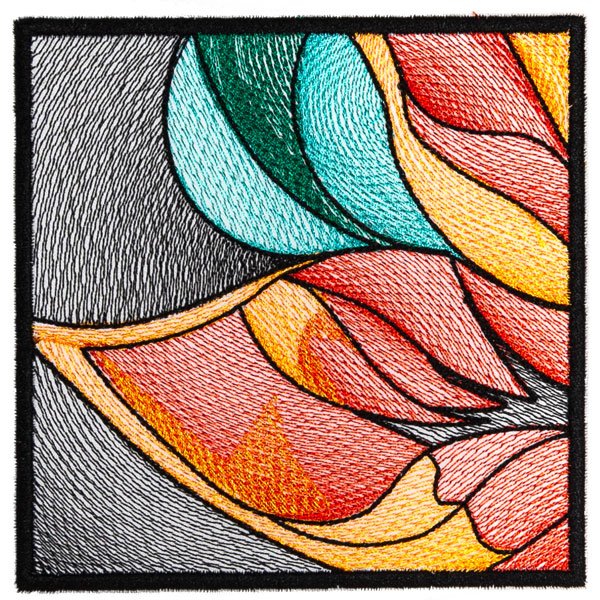 BFC31916 Stained Glass Quilt  Block 17