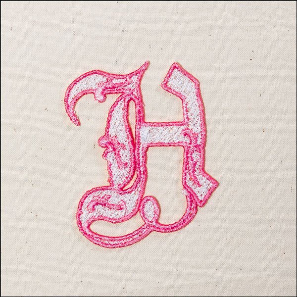 BFC2204 Complete FSL Lace Alphabet