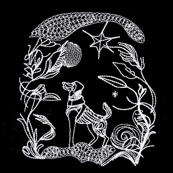 BFC31974 A Dog and the Moon