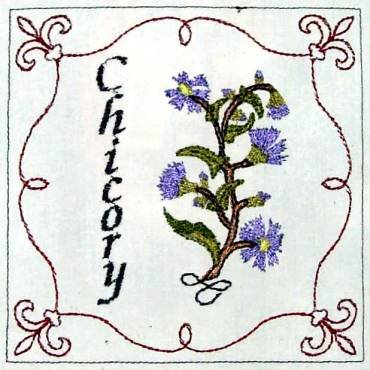 BFC0321 Medieval Herbal Quilt Squares
