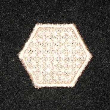 BFC0327   Lace Bowl & Doily  Three Dimensional Dogwood