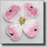 BFC0327   Lace Bowl & Doily  Three Dimensional Dogwood