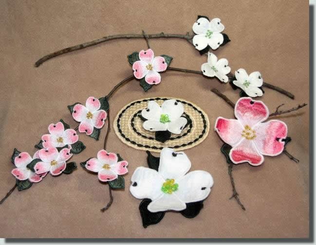 BFC0331  Lace Sculpture - Dogwood